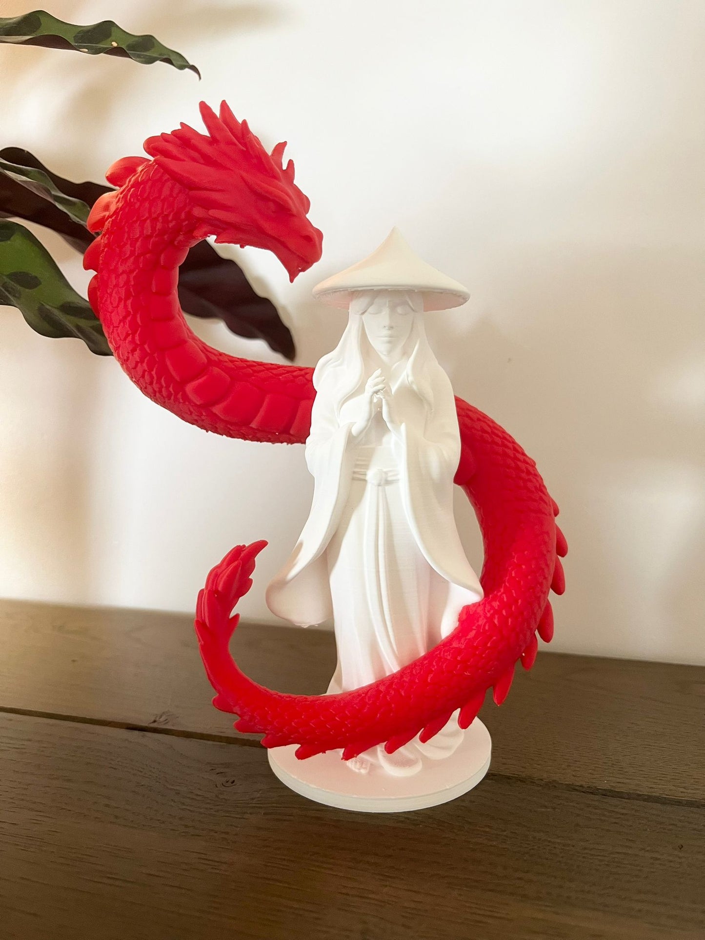 Sculpture Dragon Chinois Design - Statue de Dragon Oriental aux Détails Précis - Déco Zen et Mythologie Asiatique