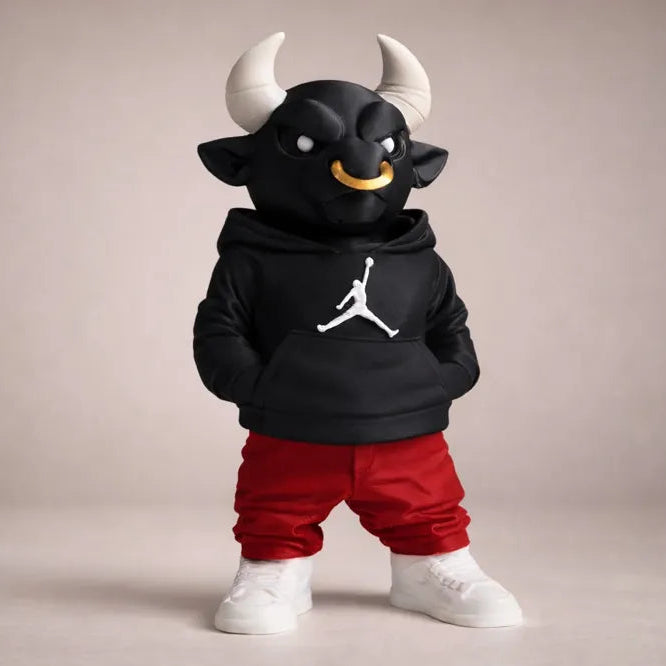 Figurine Taureau Streetwear Design