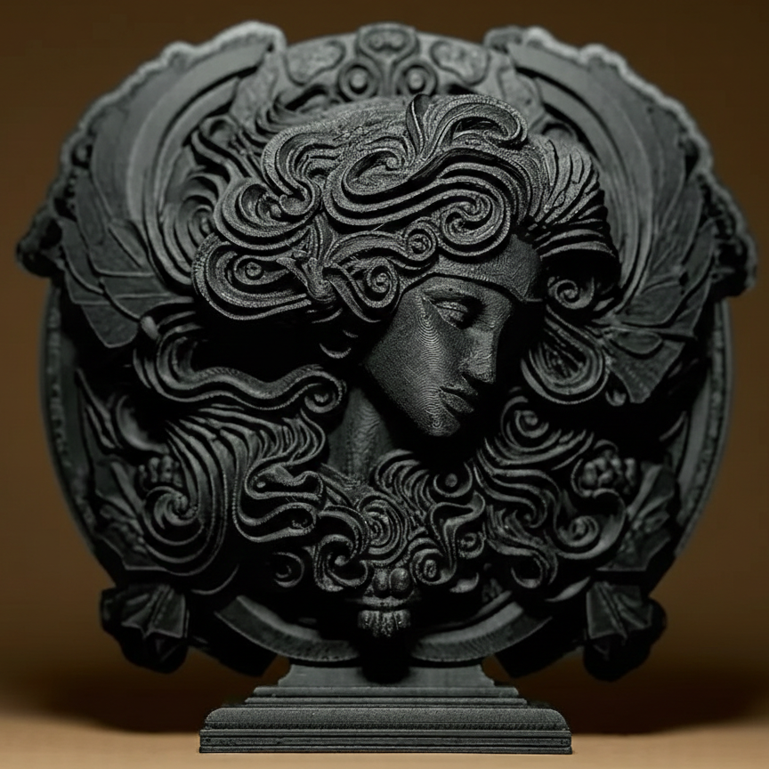 Sculpture Signe Astrologique Vierge - Statuette Zodiaque Design Moderne