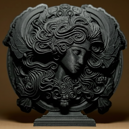 Sculpture Signe Astrologique Vierge - Statuette Zodiaque Design Moderne