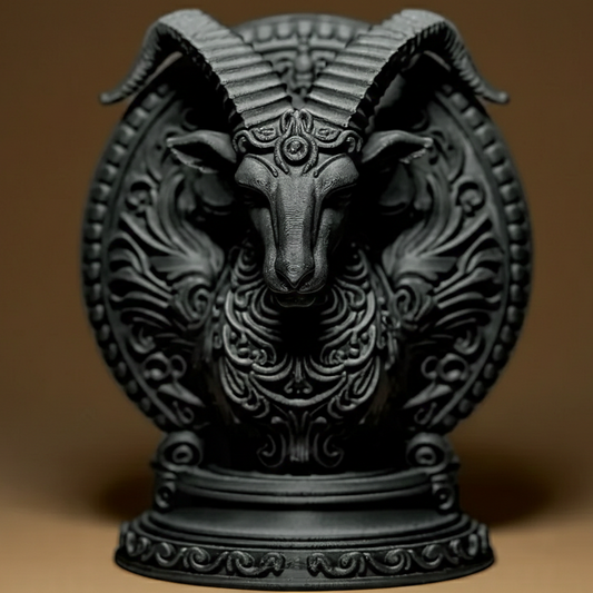 Sculpture Signe Astrologique Capricorne - Statuette Zodiaque Design Moderne