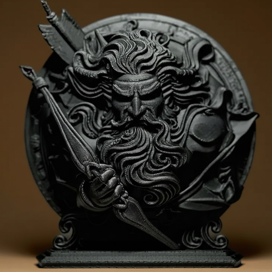 Sculpture Signe Astrologique Sagittaire - Statuette Zodiaque Design Moderne