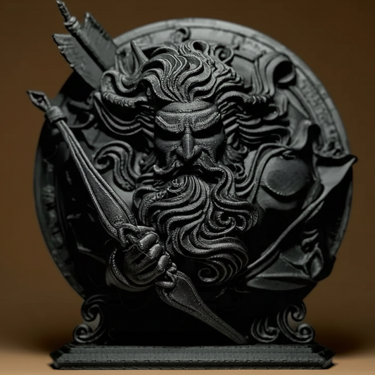 Sculpture Signe Astrologique Sagittaire - Statuette Zodiaque Design Moderne