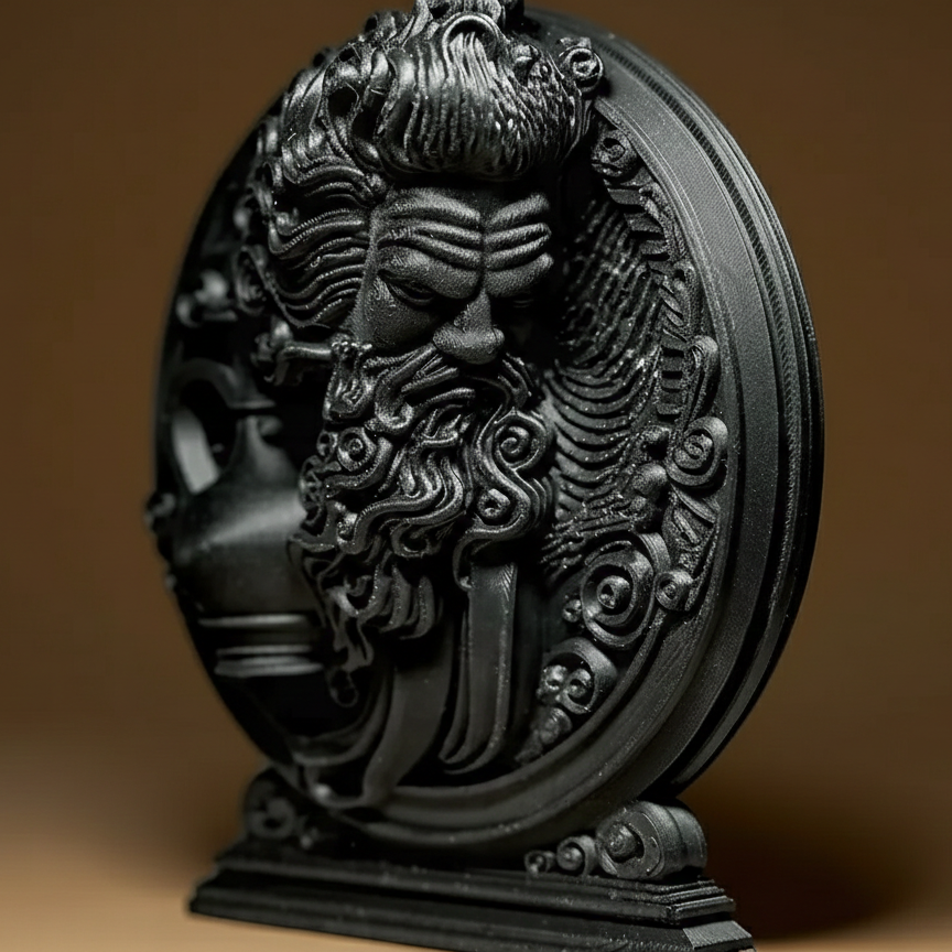 Sculpture Signe Astrologique Verseau - Statuette Zodiaque Design Moderne