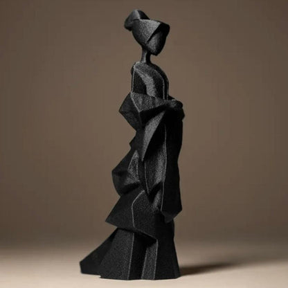Figurine Geisha Japonaise Design - Objet de Décoration Asiatique Moderne